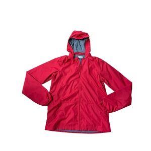 Magellan Outdoors‎ Youth 2XL Red Hooded Windbreaker Jacket Jersey Lined